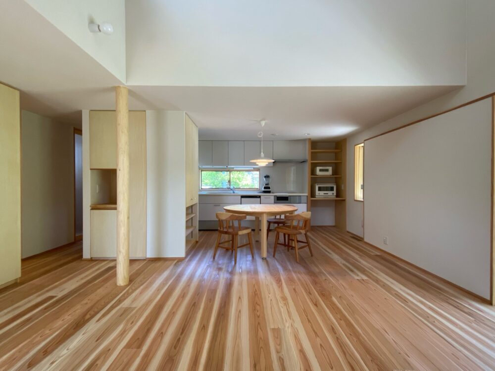 例えば壁の余白。スペースがあるからといってやみくもに棚を作らない。