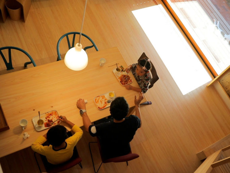 i-worksは新築なのにずっとそこにあったかのような心地よさがある