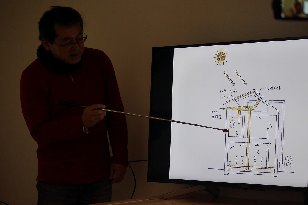 テレビ投影のために差し棒で熱く講演いただきました（笑）