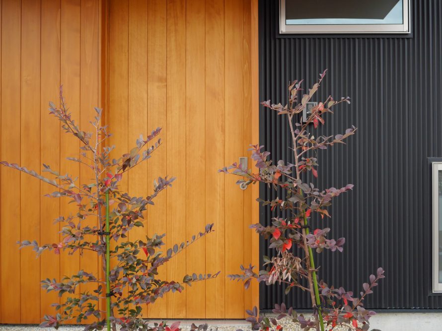 外壁に選ぶ素材はデザインに直結するため、木板貼りが採用されることが多々ある