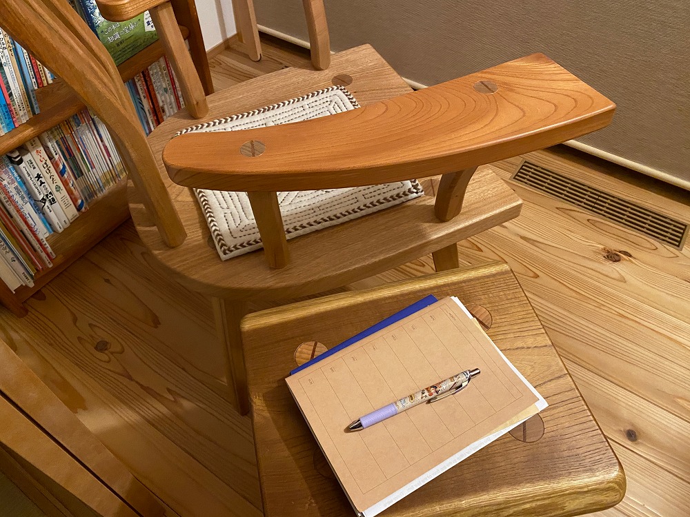 実際の明るさが見てとれる一枚。手元だけではなく周辺も十分明るい