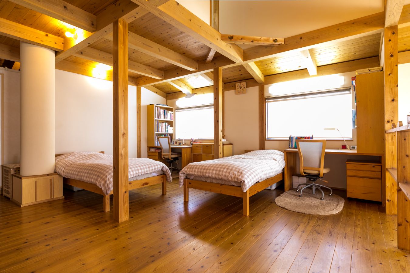 将来を見越して、1部屋&rarr;2部屋に分けられる設計が人気