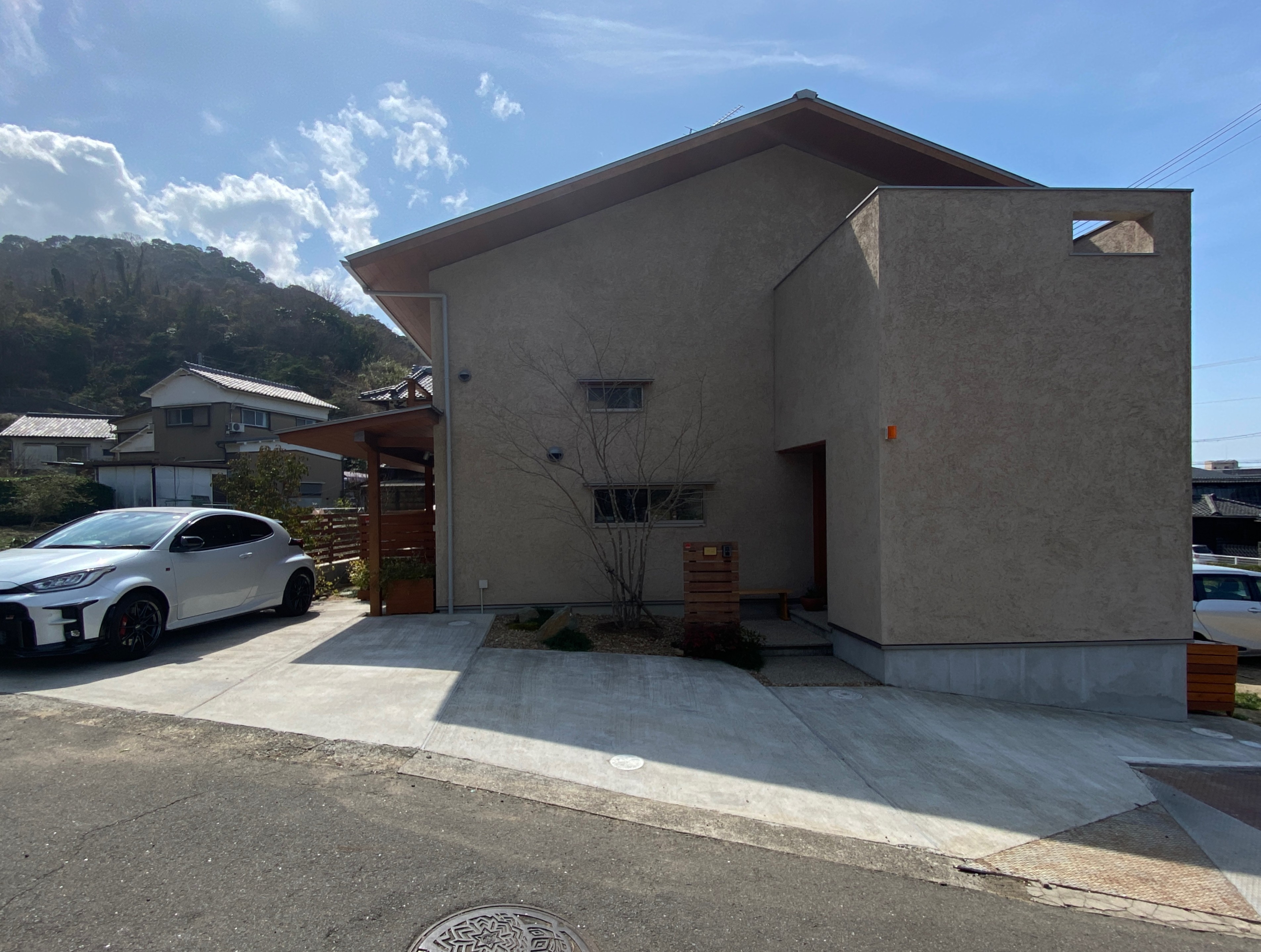 建物一体型は、機能と意匠が両立する