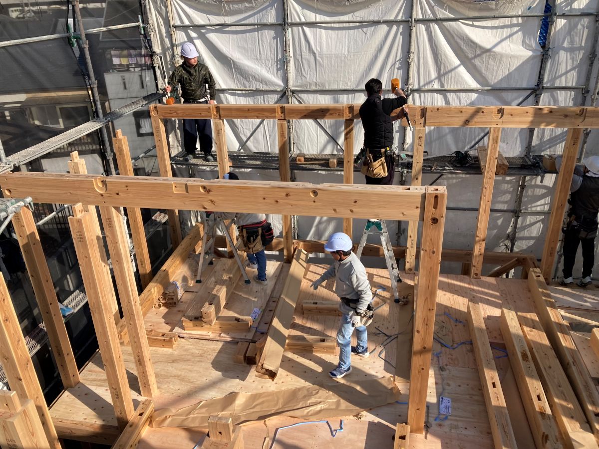 木材はすべて高知県梼原町から