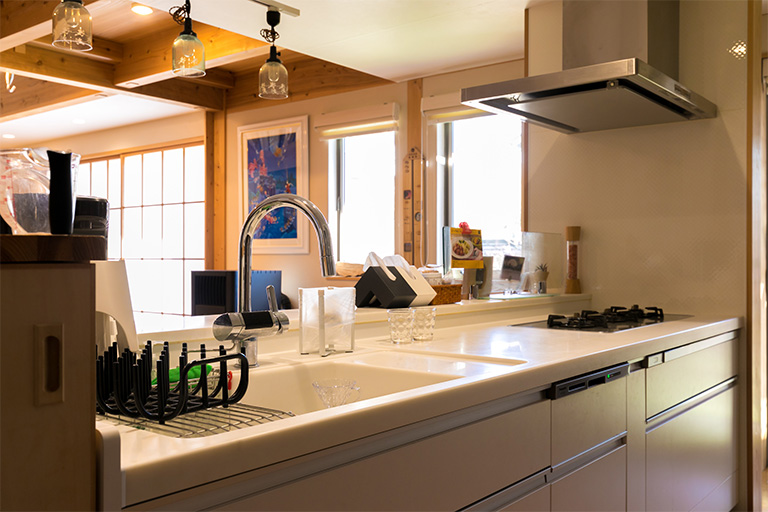 整頓されたキッチン