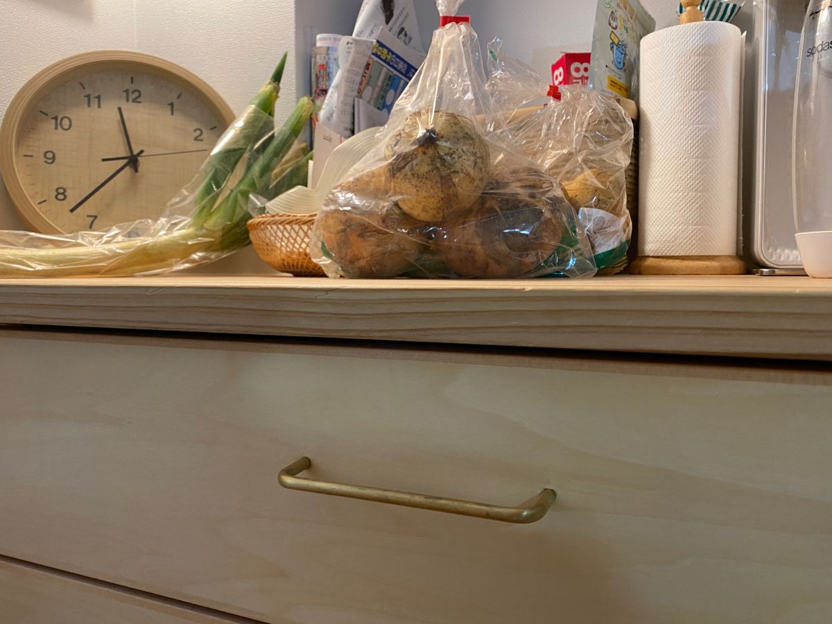 木の家とデザインされた空気のおかげで、食材も衣類も長持ちする